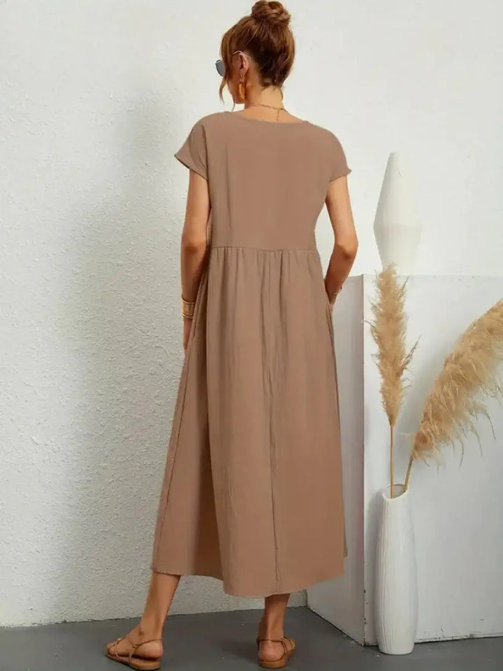 Thalia | Midi Dress with Pockets