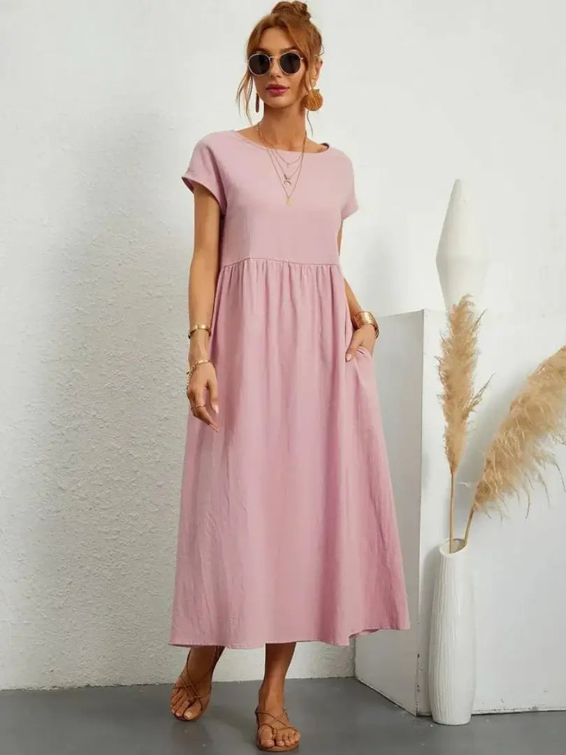 Thalia | Midi Dress with Pockets
