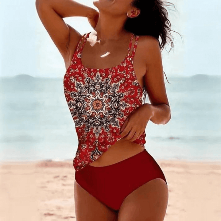 Charlotte — Elegant Printed Swimsuit