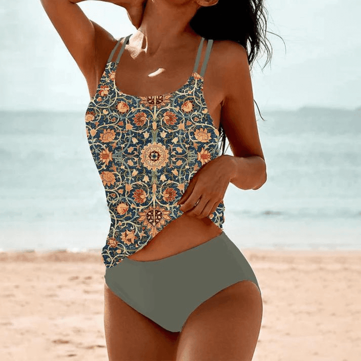 Charlotte — Elegant Printed Swimsuit