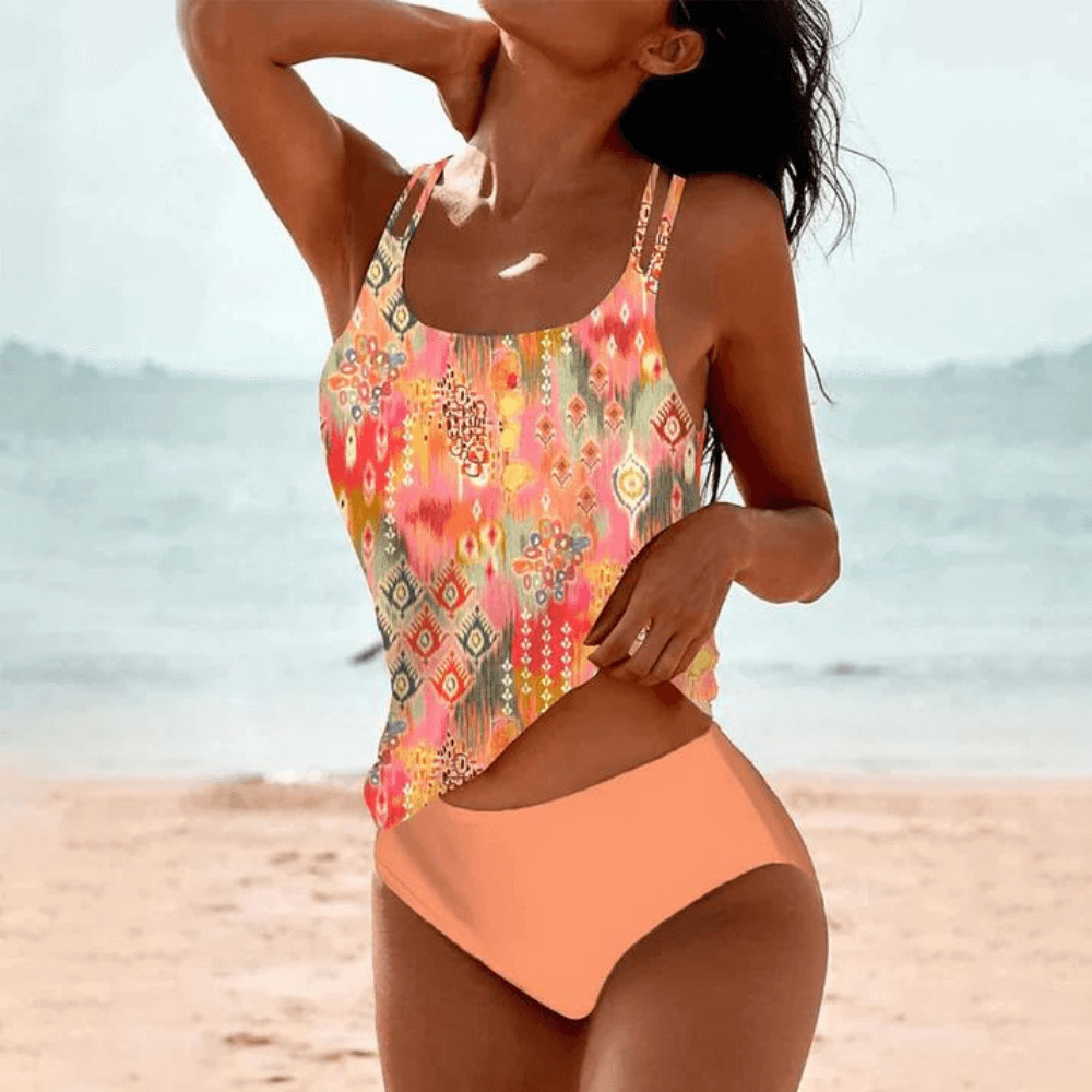 Charlotte — Elegant Printed Swimsuit