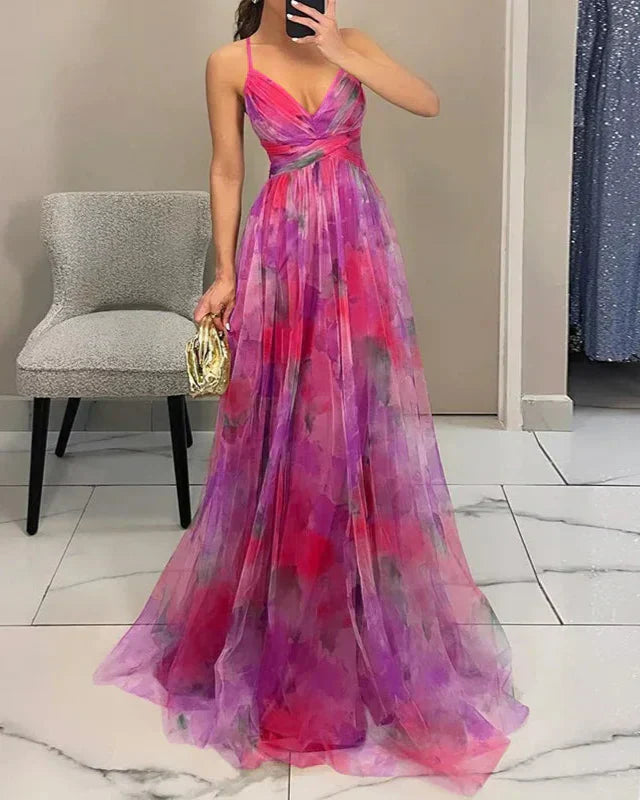 Camilla | Floral Maxi Dress for Effortless Elegance