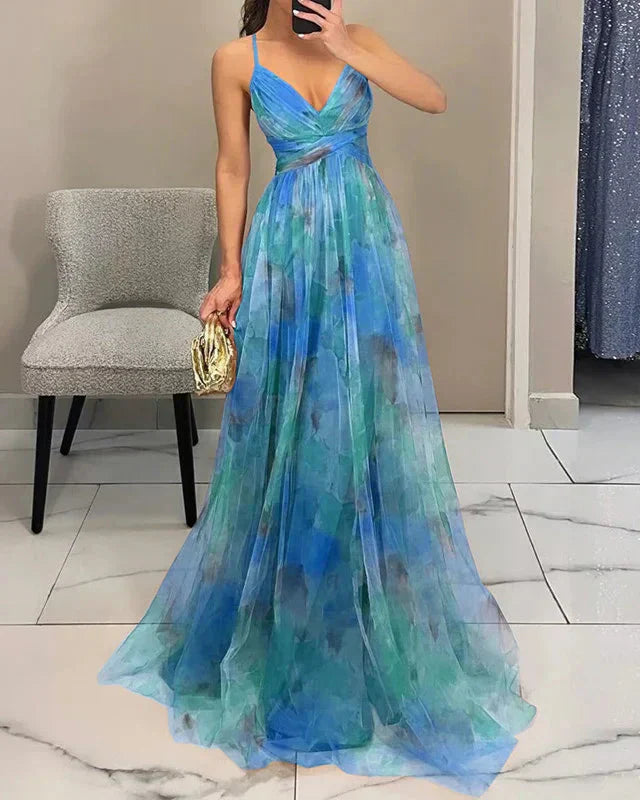 Camilla | Floral Maxi Dress for Effortless Elegance