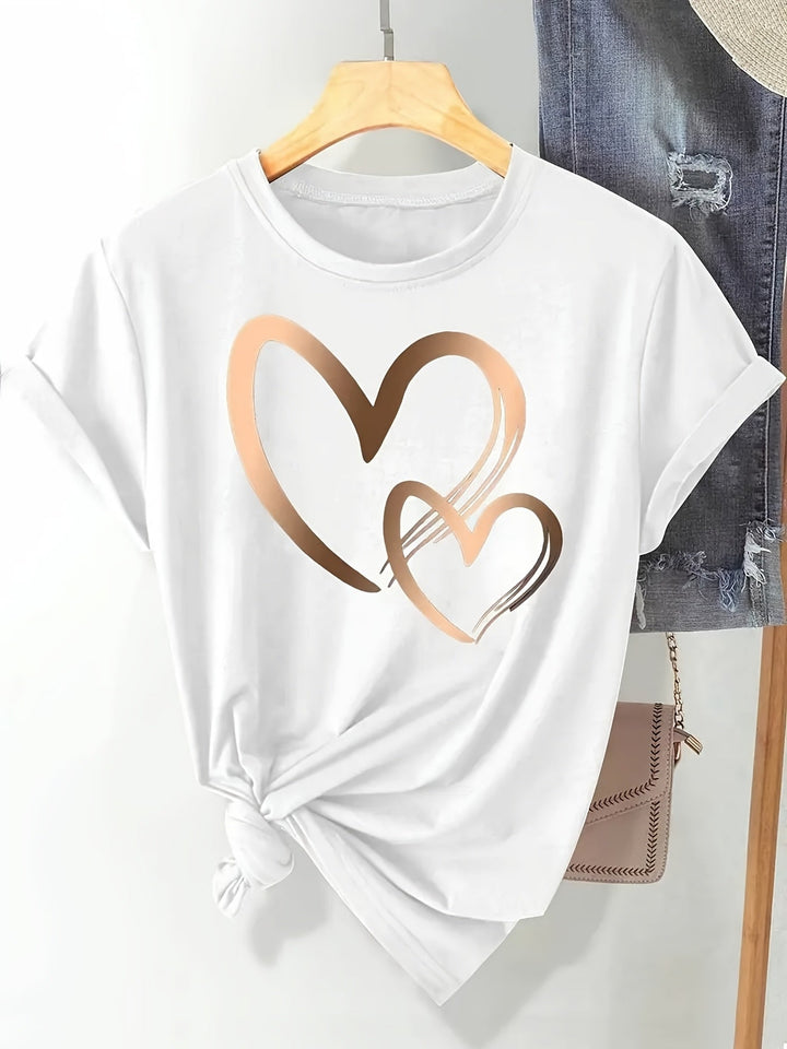 TRACEY – HEART GRAPHIC TEE