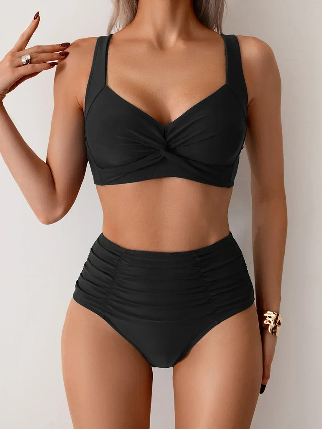 Beatrice Flattering High-Waisted Bikini Set