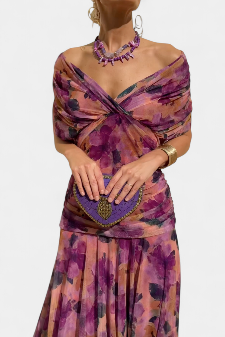 Carina | Airy Grace Floral Dress