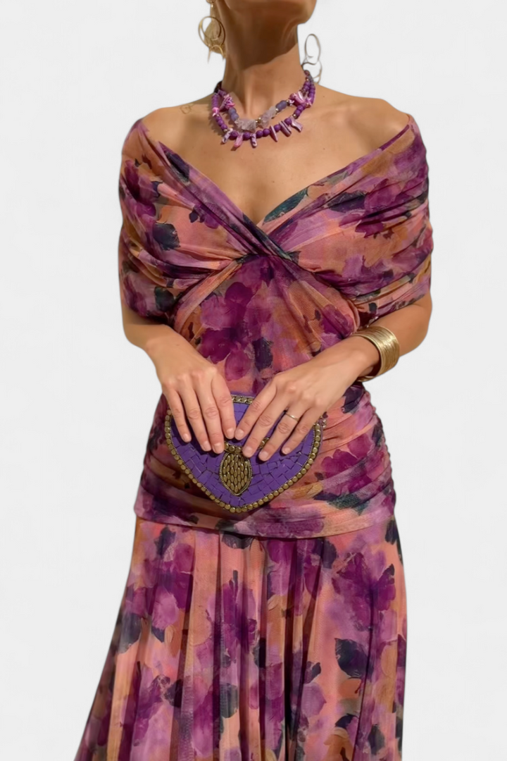 Carina | Airy Grace Floral Dress