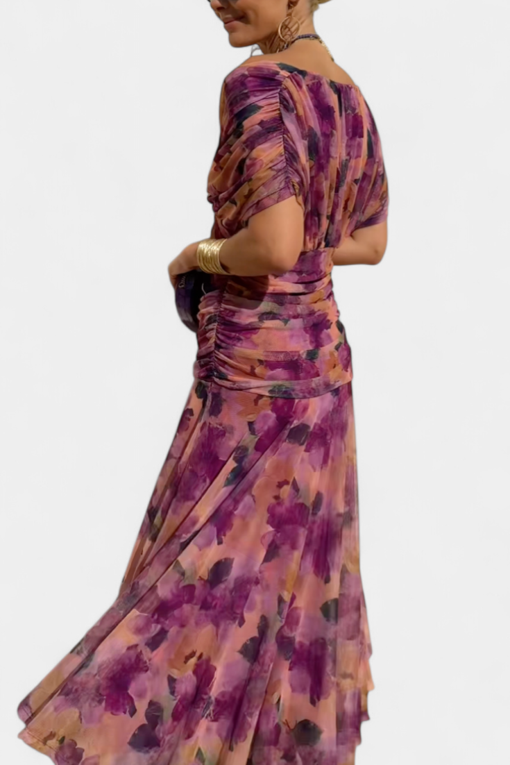 Carina | Airy Grace Floral Dress