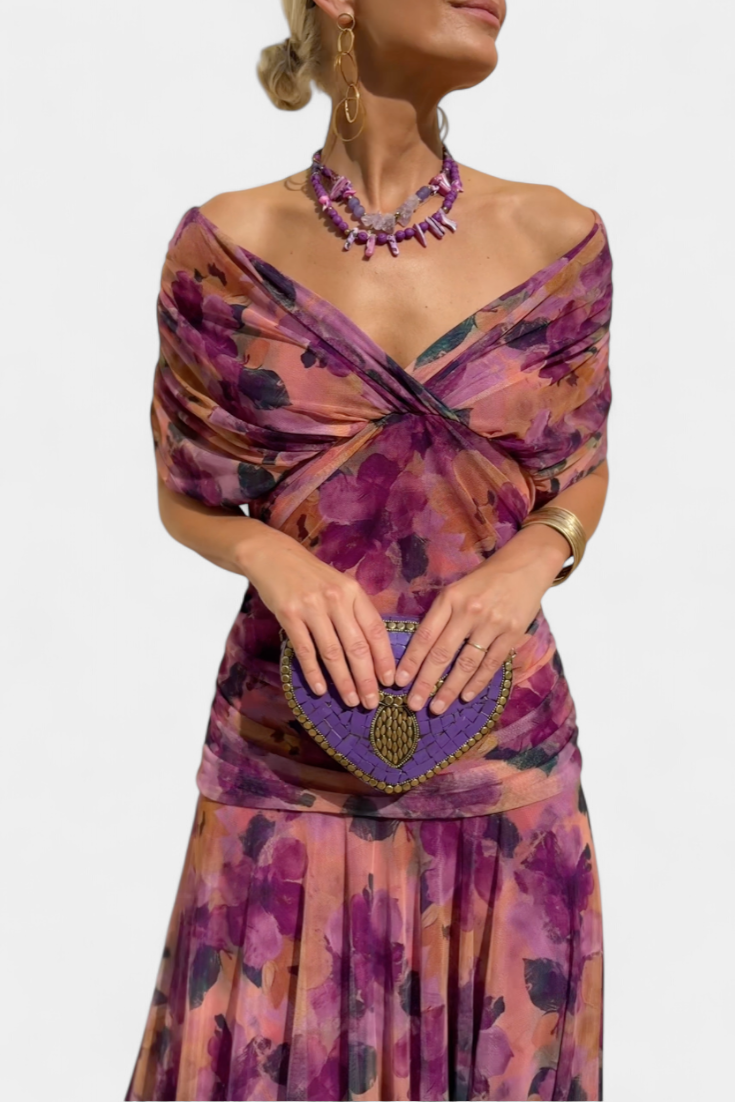 Carina | Airy Grace Floral Dress