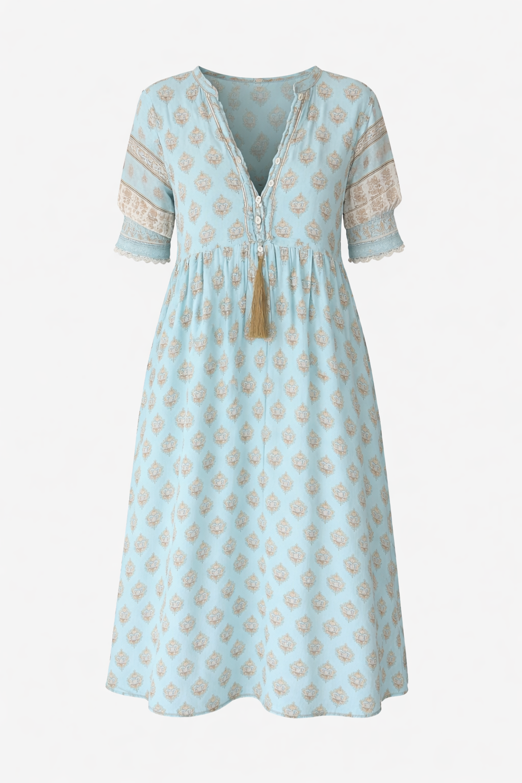 MIA – PATTERNED MAXI DRESS