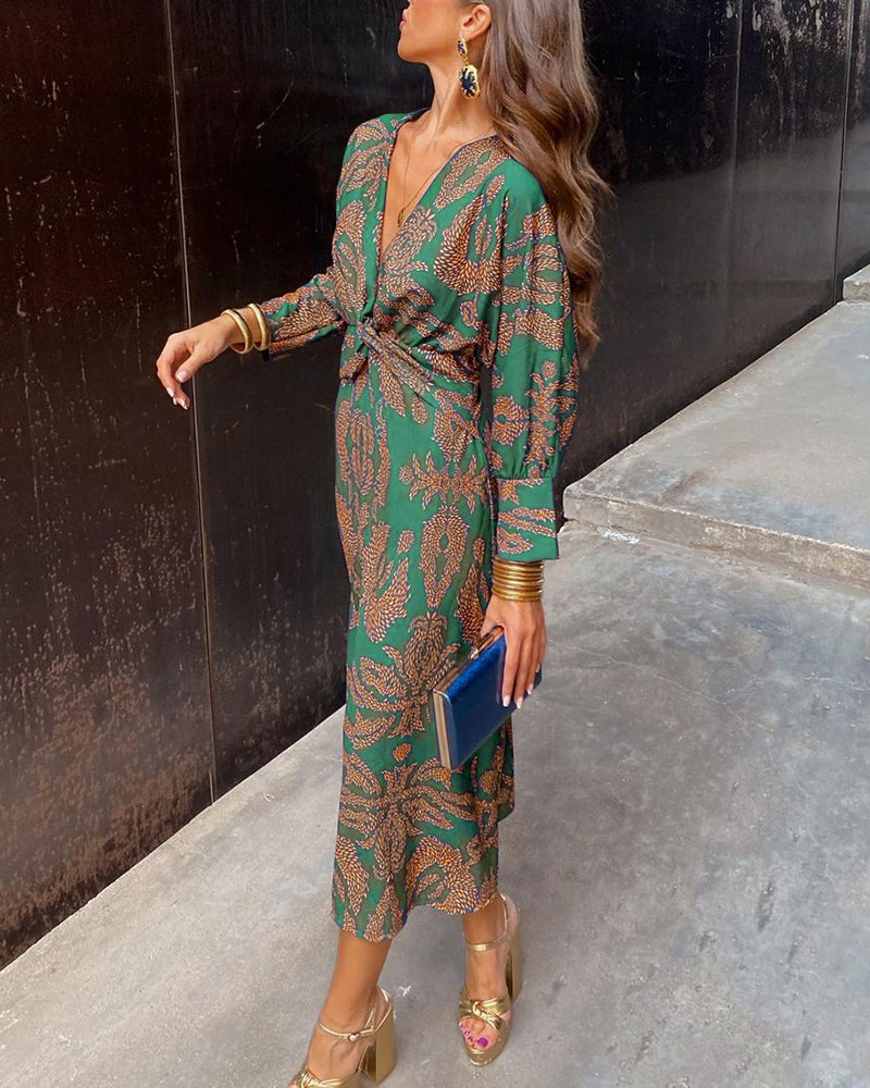 SELINA – WRAP MAXI DRESS