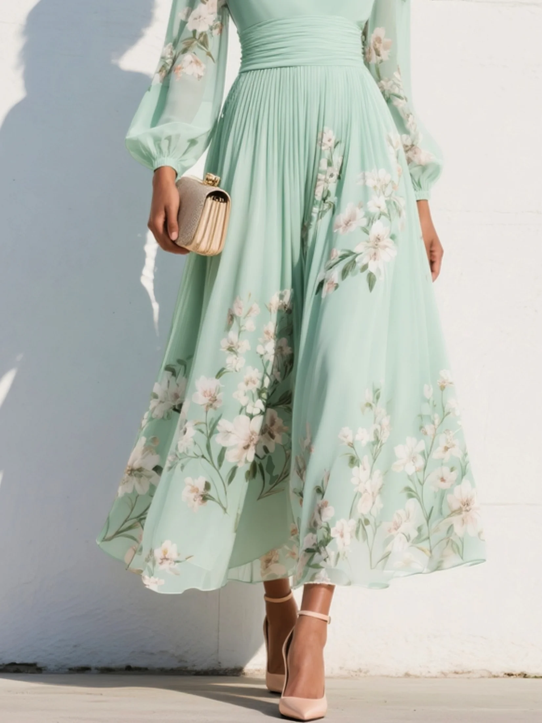Lona | Floral Midi Dress