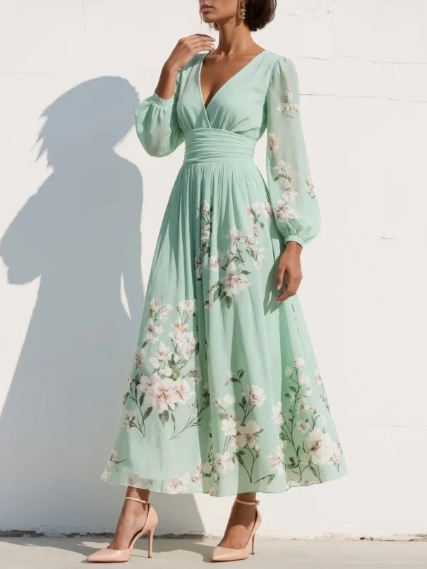 Lona | Floral Midi Dress
