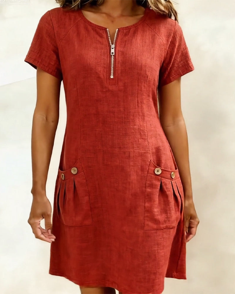 Lina Dress — Everyday Natural Elegance