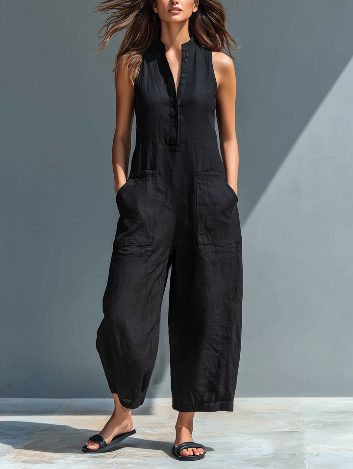 Fiona | Elegant Sleeveless Jumpsuit
