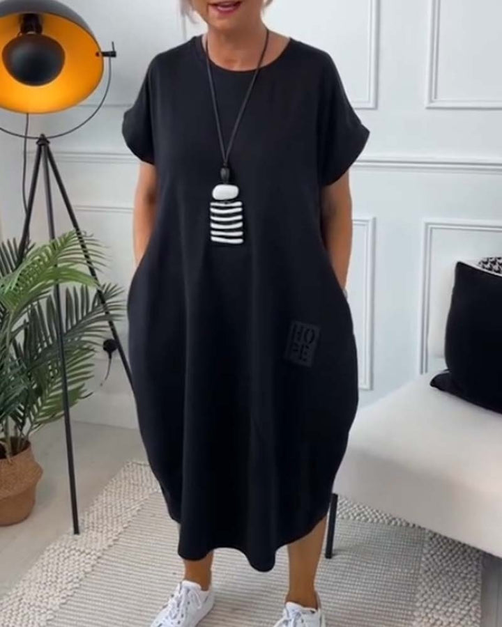 Nicola | Relaxed Pocket Midi Dress
