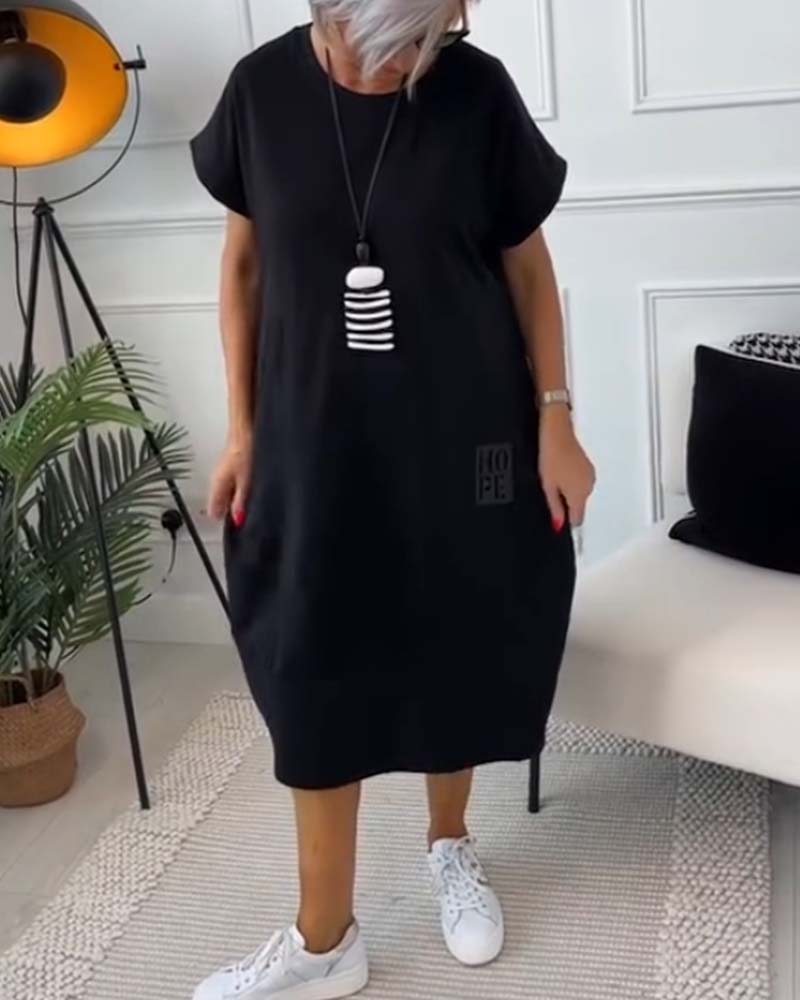 Nicola | Relaxed Pocket Midi Dress
