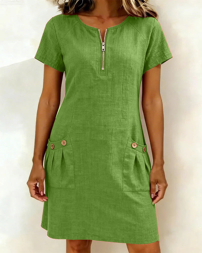 Lina Dress — Everyday Natural Elegance