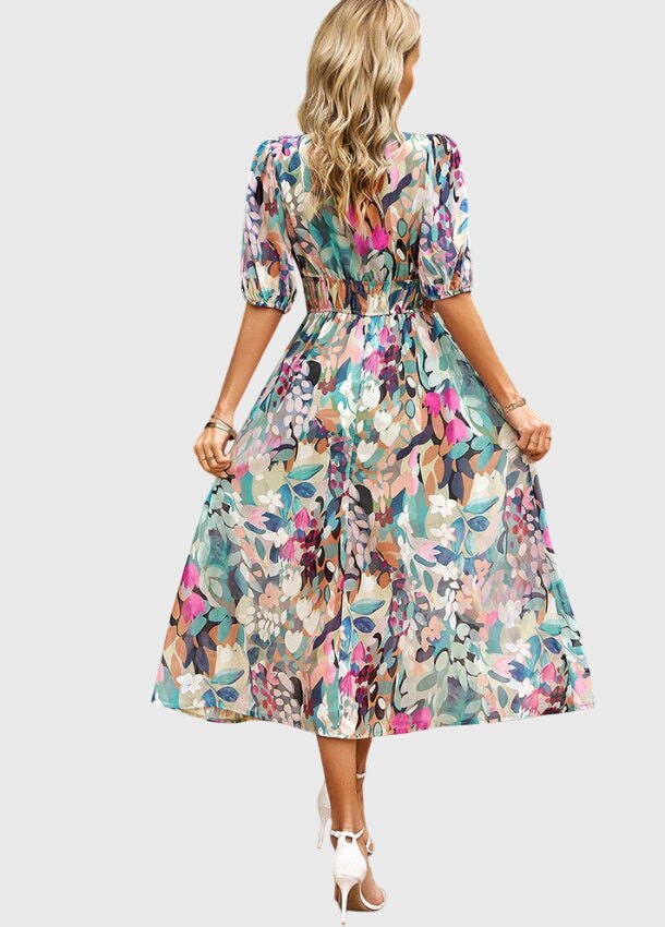 Navi | Flattering Floral Midi Dress