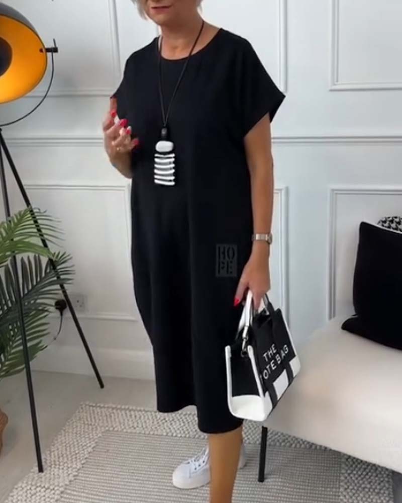 Nicola | Relaxed Pocket Midi Dress