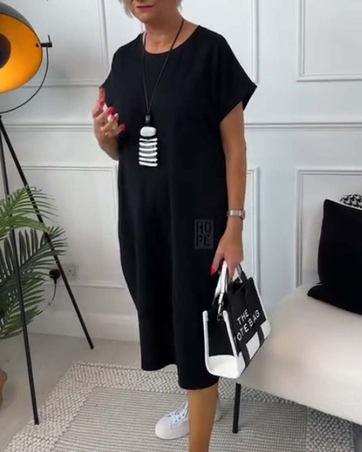 Nicola | Relaxed Pocket Midi Dress