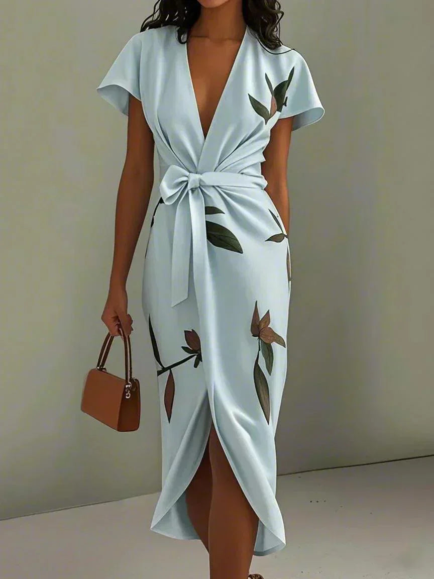 PEARL – WRAP MIDI DRESS