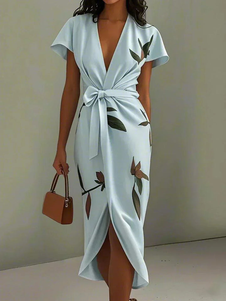 PEARL – WRAP MIDI DRESS