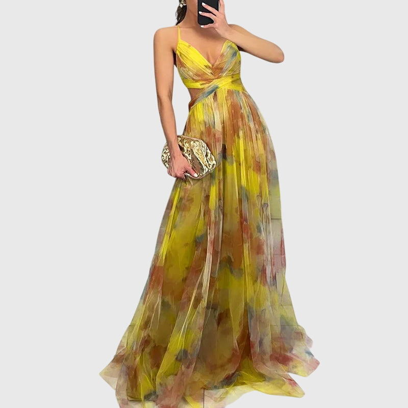 FIONA – FLOWING FLORAL MAXI DRESS