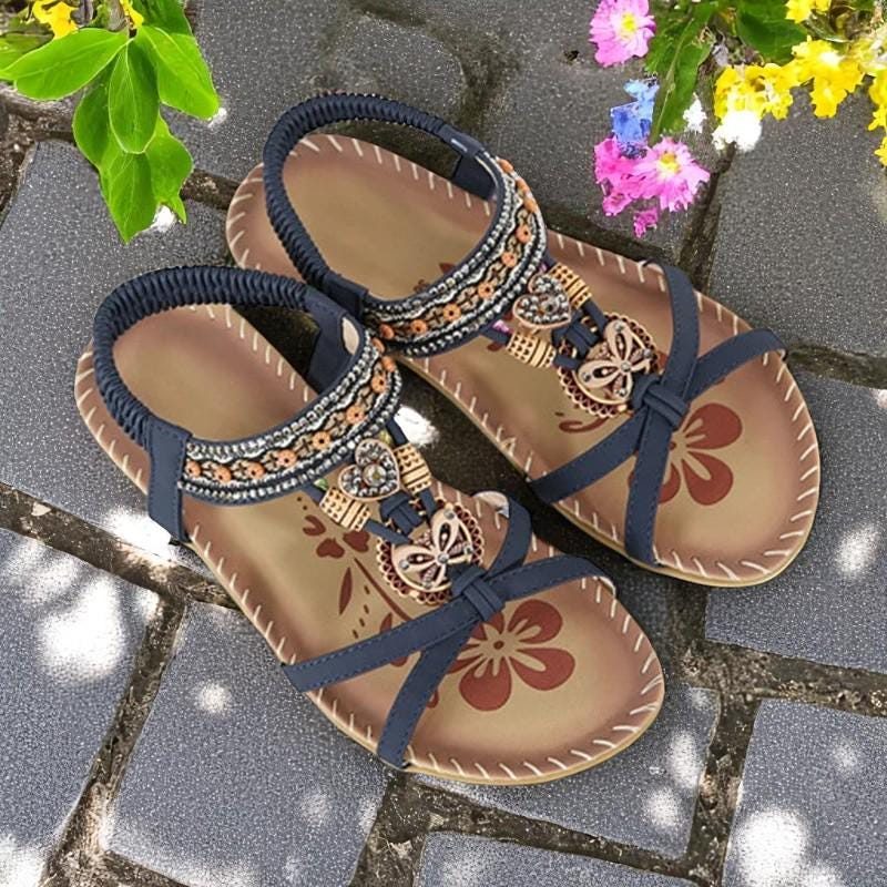 Allegra - Embellished Gladiator Sandals