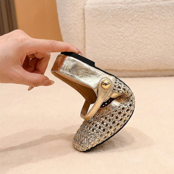 Dorello | Square-Toe Mary Jane Mules