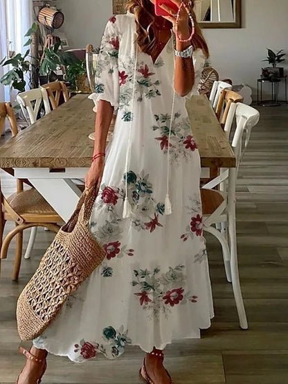 MARINA – TASSEL MAXI DRESS